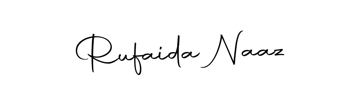 Design your own signature with our free online signature maker. With this signature software, you can create a handwritten (Autography-DOLnW) signature for name Rufaida Naaz. Rufaida Naaz signature style 10 images and pictures png