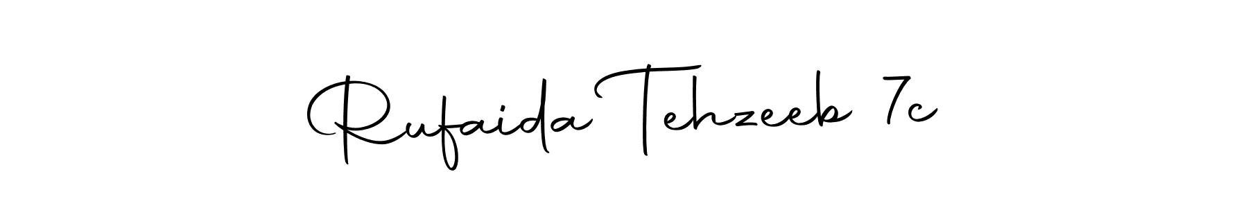 Rufaida Tehzeeb 7c stylish signature style. Best Handwritten Sign (Autography-DOLnW) for my name. Handwritten Signature Collection Ideas for my name Rufaida Tehzeeb 7c. Rufaida Tehzeeb 7c signature style 10 images and pictures png