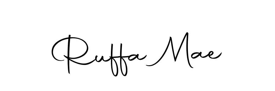 Ruffa Mae stylish signature style. Best Handwritten Sign (Autography-DOLnW) for my name. Handwritten Signature Collection Ideas for my name Ruffa Mae. Ruffa Mae signature style 10 images and pictures png