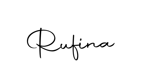 Make a beautiful signature design for name Rufina. Use this online signature maker to create a handwritten signature for free. Rufina signature style 10 images and pictures png