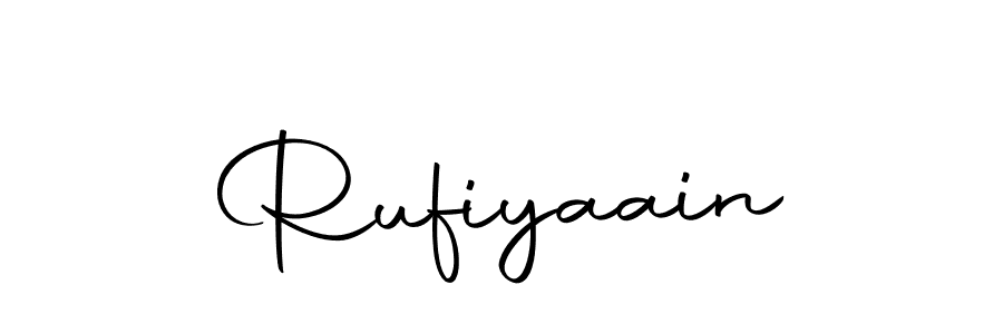 Autography-DOLnW is a professional signature style that is perfect for those who want to add a touch of class to their signature. It is also a great choice for those who want to make their signature more unique. Get Rufiyaain name to fancy signature for free. Rufiyaain signature style 10 images and pictures png