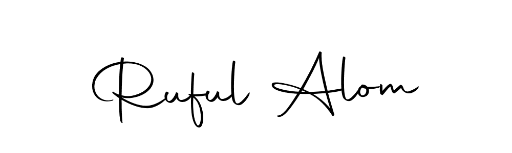 Make a beautiful signature design for name Ruful Alom. With this signature (Autography-DOLnW) style, you can create a handwritten signature for free. Ruful Alom signature style 10 images and pictures png