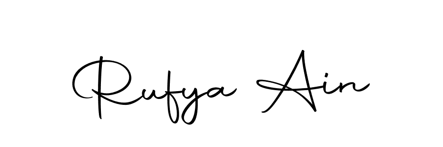Also we have Rufya Ain name is the best signature style. Create professional handwritten signature collection using Autography-DOLnW autograph style. Rufya Ain signature style 10 images and pictures png