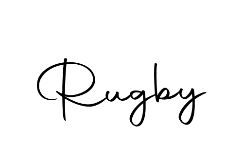 The best way (Autography-DOLnW) to make a short signature is to pick only two or three words in your name. The name Rugby include a total of six letters. For converting this name. Rugby signature style 10 images and pictures png