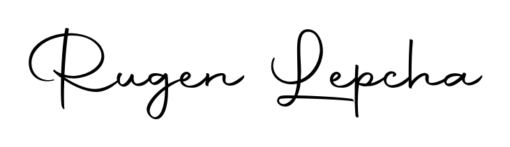 Make a beautiful signature design for name Rugen Lepcha. Use this online signature maker to create a handwritten signature for free. Rugen Lepcha signature style 10 images and pictures png