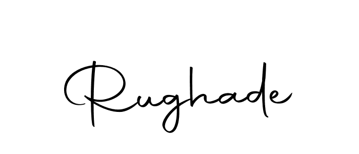 Design your own signature with our free online signature maker. With this signature software, you can create a handwritten (Autography-DOLnW) signature for name Rughade. Rughade signature style 10 images and pictures png