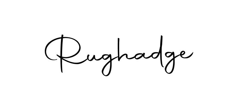 Design your own signature with our free online signature maker. With this signature software, you can create a handwritten (Autography-DOLnW) signature for name Rughadge. Rughadge signature style 10 images and pictures png