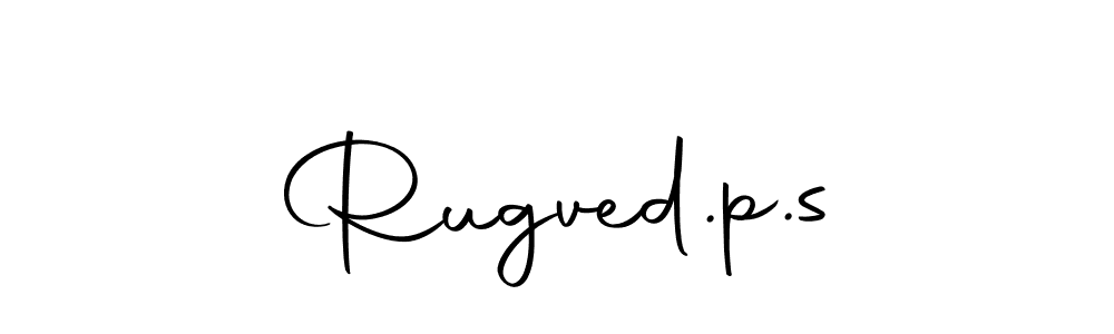 Make a beautiful signature design for name Rugved.p.s. Use this online signature maker to create a handwritten signature for free. Rugved.p.s signature style 10 images and pictures png