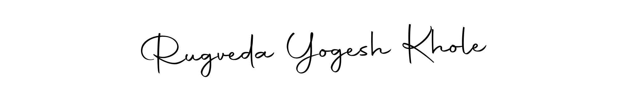 Make a beautiful signature design for name Rugveda Yogesh Khole. Use this online signature maker to create a handwritten signature for free. Rugveda Yogesh Khole signature style 10 images and pictures png