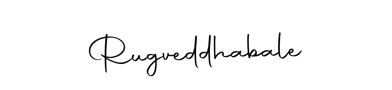 Autography-DOLnW is a professional signature style that is perfect for those who want to add a touch of class to their signature. It is also a great choice for those who want to make their signature more unique. Get Rugveddhabale name to fancy signature for free. Rugveddhabale signature style 10 images and pictures png