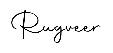 Discover the perfect balance of readability and style for Rugveer with Autography-DOLnW font. Create your dream signature today. Rugveer signature style 10 images and pictures png