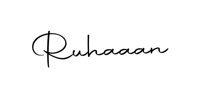 Create a beautiful signature design for name Ruhaaan. With this signature (Autography-DOLnW) fonts, you can make a handwritten signature for free. Ruhaaan signature style 10 images and pictures png