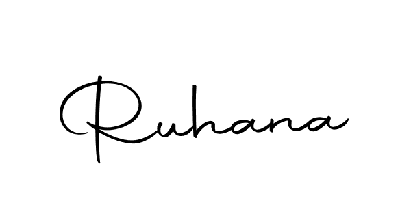 You should practise on your own different ways (Autography-DOLnW) to write your name (Ruhana) in signature. don't let someone else do it for you. Ruhana signature style 10 images and pictures png