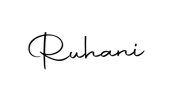 How to make Ruhani signature? Autography-DOLnW is a professional autograph style. Create handwritten signature for Ruhani name. Ruhani signature style 10 images and pictures png