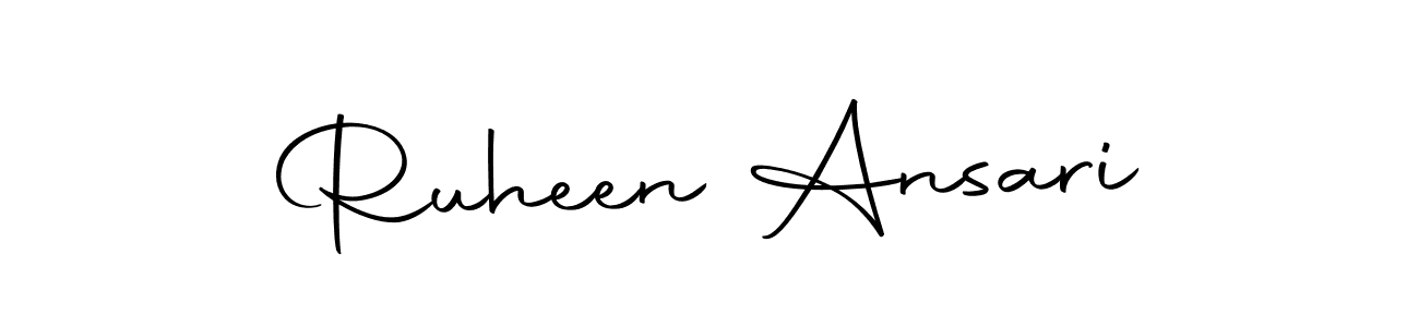How to make Ruheen Ansari signature? Autography-DOLnW is a professional autograph style. Create handwritten signature for Ruheen Ansari name. Ruheen Ansari signature style 10 images and pictures png