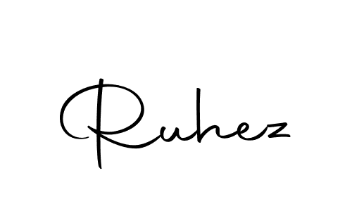 Make a beautiful signature design for name Ruhez. With this signature (Autography-DOLnW) style, you can create a handwritten signature for free. Ruhez signature style 10 images and pictures png