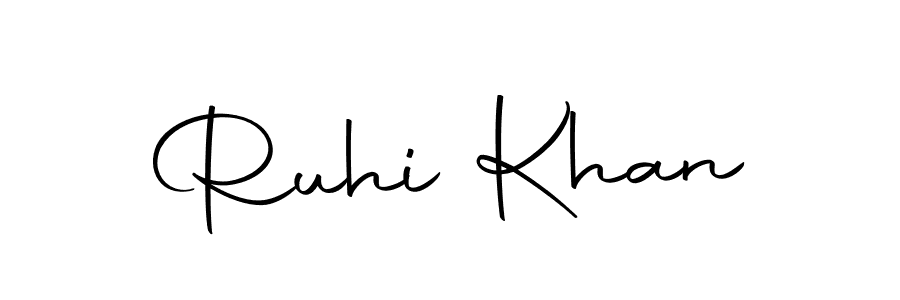 You should practise on your own different ways (Autography-DOLnW) to write your name (Ruhi Khan) in signature. don't let someone else do it for you. Ruhi Khan signature style 10 images and pictures png