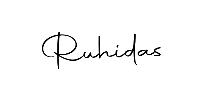 Create a beautiful signature design for name Ruhidas. With this signature (Autography-DOLnW) fonts, you can make a handwritten signature for free. Ruhidas signature style 10 images and pictures png