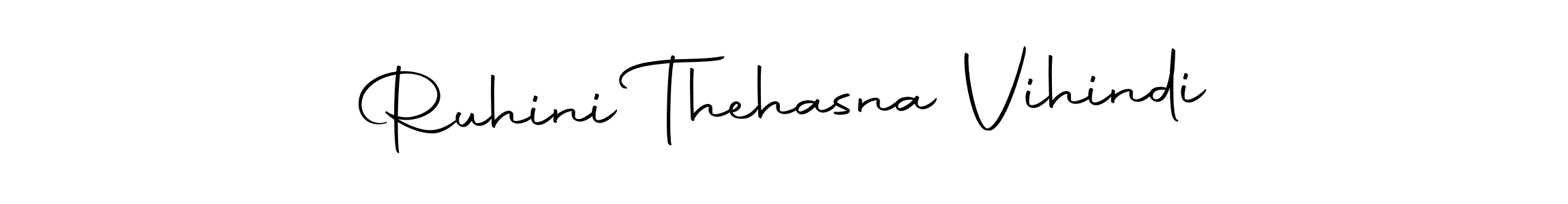 Create a beautiful signature design for name Ruhini Thehasna Vihindi. With this signature (Autography-DOLnW) fonts, you can make a handwritten signature for free. Ruhini Thehasna Vihindi signature style 10 images and pictures png