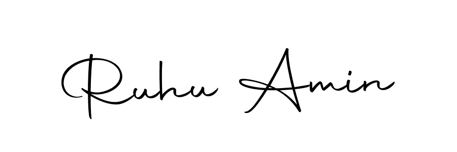 You can use this online signature creator to create a handwritten signature for the name Ruhu Amin. This is the best online autograph maker. Ruhu Amin signature style 10 images and pictures png