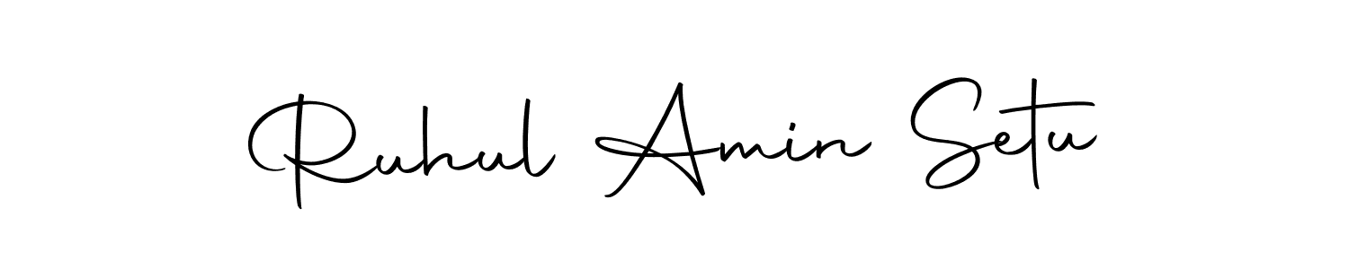 Also we have Ruhul Amin Setu name is the best signature style. Create professional handwritten signature collection using Autography-DOLnW autograph style. Ruhul Amin Setu signature style 10 images and pictures png