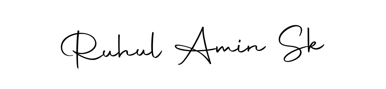 You should practise on your own different ways (Autography-DOLnW) to write your name (Ruhul Amin Sk) in signature. don't let someone else do it for you. Ruhul Amin Sk signature style 10 images and pictures png