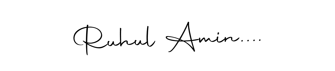 You can use this online signature creator to create a handwritten signature for the name Ruhul Amin..... This is the best online autograph maker. Ruhul Amin.... signature style 10 images and pictures png