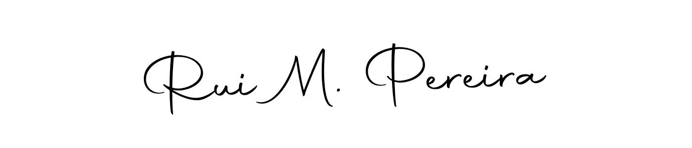 How to make Rui M. Pereira signature? Autography-DOLnW is a professional autograph style. Create handwritten signature for Rui M. Pereira name. Rui M. Pereira signature style 10 images and pictures png