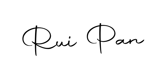 You should practise on your own different ways (Autography-DOLnW) to write your name (Rui Pan) in signature. don't let someone else do it for you. Rui Pan signature style 10 images and pictures png