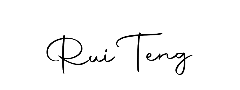 You can use this online signature creator to create a handwritten signature for the name Rui Teng. This is the best online autograph maker. Rui Teng signature style 10 images and pictures png
