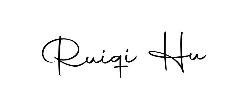 Autography-DOLnW is a professional signature style that is perfect for those who want to add a touch of class to their signature. It is also a great choice for those who want to make their signature more unique. Get Ruiqi Hu name to fancy signature for free. Ruiqi Hu signature style 10 images and pictures png