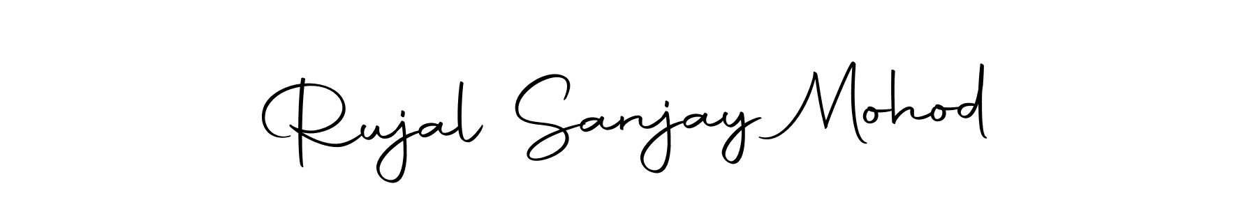 Create a beautiful signature design for name Rujal Sanjay Mohod. With this signature (Autography-DOLnW) fonts, you can make a handwritten signature for free. Rujal Sanjay Mohod signature style 10 images and pictures png