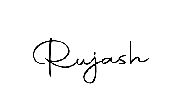 Create a beautiful signature design for name Rujash. With this signature (Autography-DOLnW) fonts, you can make a handwritten signature for free. Rujash signature style 10 images and pictures png