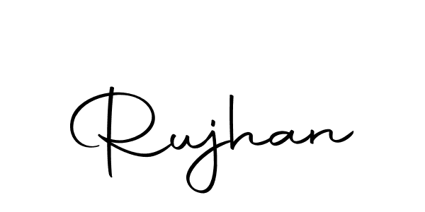 The best way (Autography-DOLnW) to make a short signature is to pick only two or three words in your name. The name Rujhan include a total of six letters. For converting this name. Rujhan signature style 10 images and pictures png