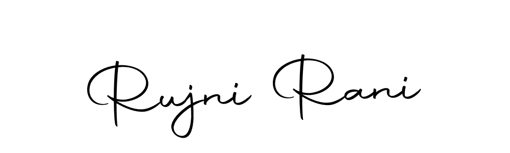 How to make Rujni Rani signature? Autography-DOLnW is a professional autograph style. Create handwritten signature for Rujni Rani name. Rujni Rani signature style 10 images and pictures png