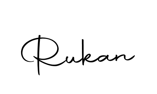 if you are searching for the best signature style for your name Rukan. so please give up your signature search. here we have designed multiple signature styles  using Autography-DOLnW. Rukan signature style 10 images and pictures png