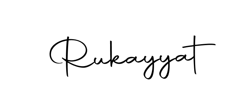 How to make Rukayyat signature? Autography-DOLnW is a professional autograph style. Create handwritten signature for Rukayyat name. Rukayyat signature style 10 images and pictures png