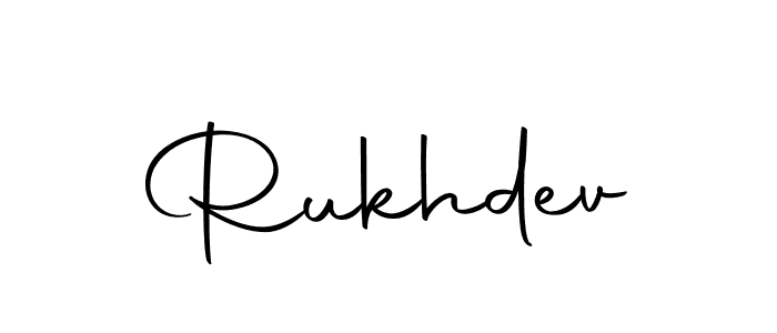 Make a beautiful signature design for name Rukhdev. With this signature (Autography-DOLnW) style, you can create a handwritten signature for free. Rukhdev signature style 10 images and pictures png