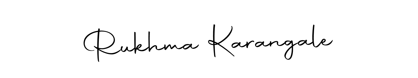 Make a beautiful signature design for name Rukhma Karangale. Use this online signature maker to create a handwritten signature for free. Rukhma Karangale signature style 10 images and pictures png