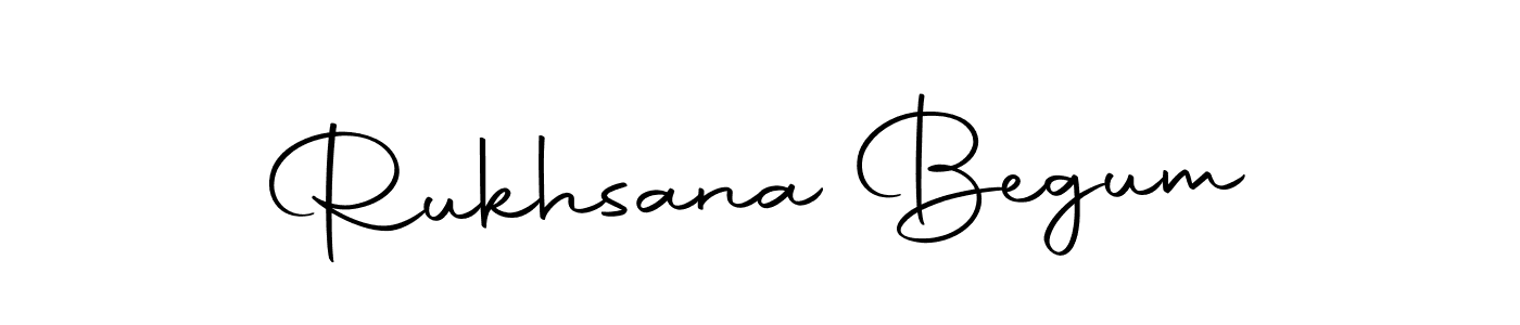 Design your own signature with our free online signature maker. With this signature software, you can create a handwritten (Autography-DOLnW) signature for name Rukhsana Begum. Rukhsana Begum signature style 10 images and pictures png