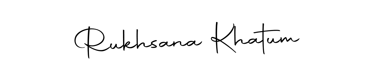 Design your own signature with our free online signature maker. With this signature software, you can create a handwritten (Autography-DOLnW) signature for name Rukhsana Khatum. Rukhsana Khatum signature style 10 images and pictures png