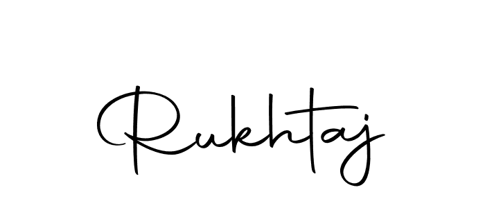 How to make Rukhtaj name signature. Use Autography-DOLnW style for creating short signs online. This is the latest handwritten sign. Rukhtaj signature style 10 images and pictures png