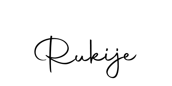 You should practise on your own different ways (Autography-DOLnW) to write your name (Rukije) in signature. don't let someone else do it for you. Rukije signature style 10 images and pictures png