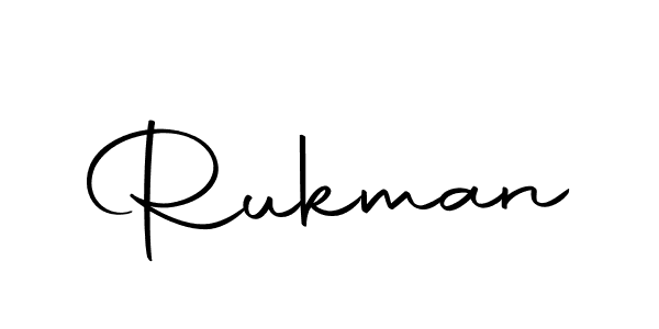 Make a beautiful signature design for name Rukman. With this signature (Autography-DOLnW) style, you can create a handwritten signature for free. Rukman signature style 10 images and pictures png