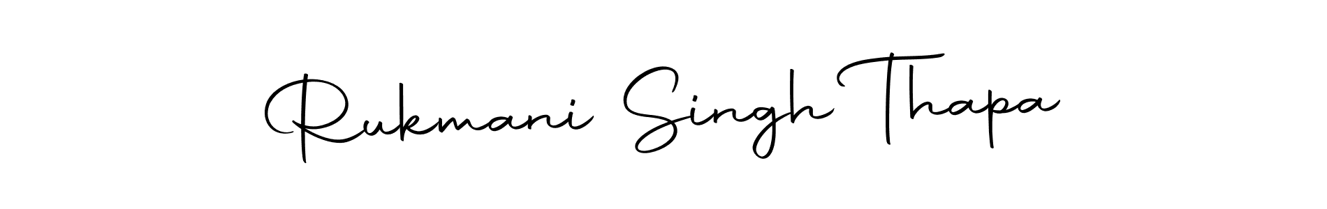You should practise on your own different ways (Autography-DOLnW) to write your name (Rukmani Singh Thapa) in signature. don't let someone else do it for you. Rukmani Singh Thapa signature style 10 images and pictures png