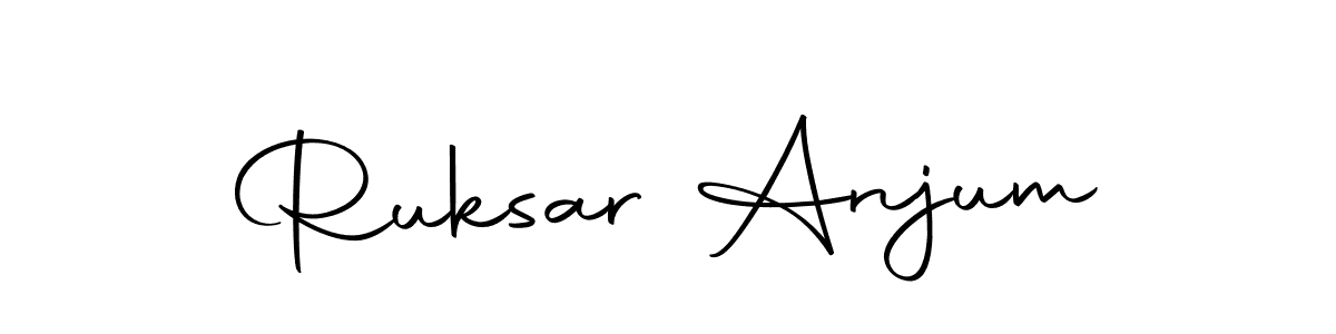 Also You can easily find your signature by using the search form. We will create Ruksar Anjum name handwritten signature images for you free of cost using Autography-DOLnW sign style. Ruksar Anjum signature style 10 images and pictures png