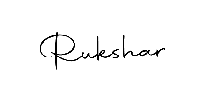 Make a beautiful signature design for name Rukshar. With this signature (Autography-DOLnW) style, you can create a handwritten signature for free. Rukshar signature style 10 images and pictures png