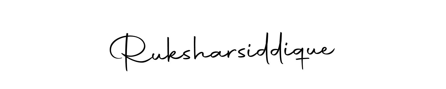 It looks lik you need a new signature style for name Ruksharsiddique. Design unique handwritten (Autography-DOLnW) signature with our free signature maker in just a few clicks. Ruksharsiddique signature style 10 images and pictures png