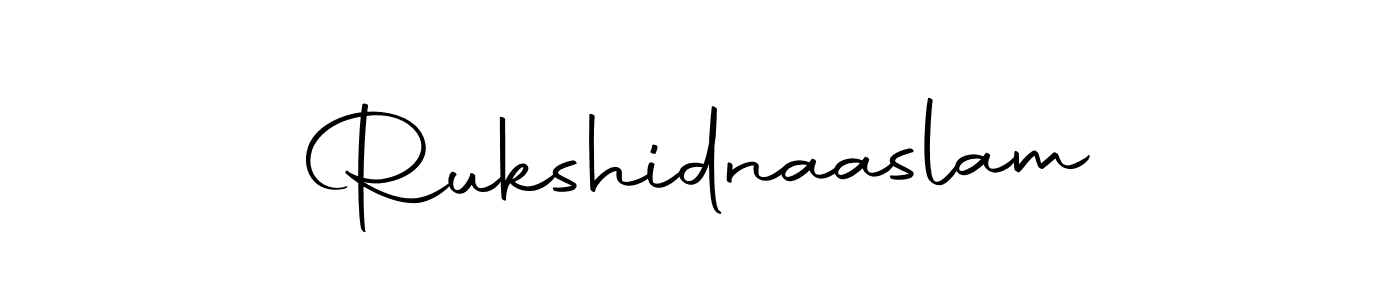Design your own signature with our free online signature maker. With this signature software, you can create a handwritten (Autography-DOLnW) signature for name Rukshidnaaslam. Rukshidnaaslam signature style 10 images and pictures png
