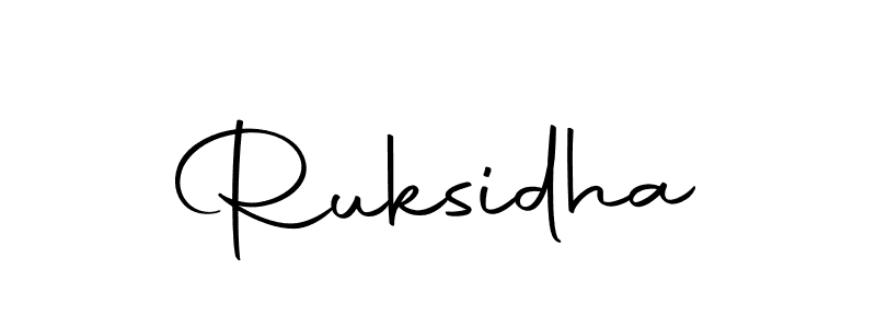 Ruksidha stylish signature style. Best Handwritten Sign (Autography-DOLnW) for my name. Handwritten Signature Collection Ideas for my name Ruksidha. Ruksidha signature style 10 images and pictures png